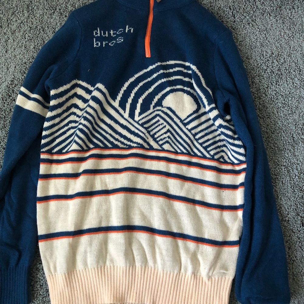 dutch bros men’s ski sweater